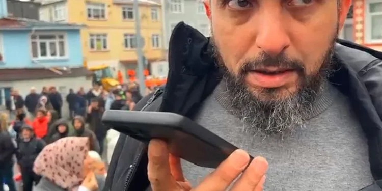 Fatih’te enkaz altındaki yakınıyla telefonda görüştü