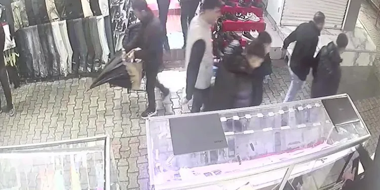 Fiyat sorma bahanesiyle girdi cep telefonu çaldı