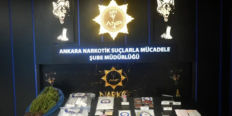 Ankara’da narkotik operasyonunda 28 tutuklama