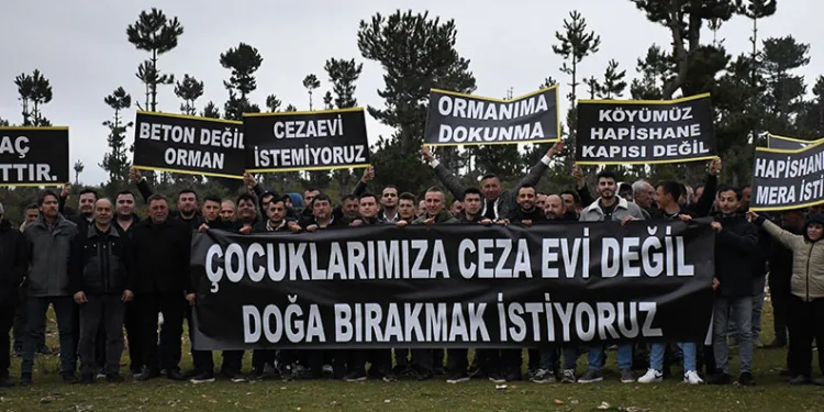 Köylülerden meraya yapılması planlanan cezaevine tepki