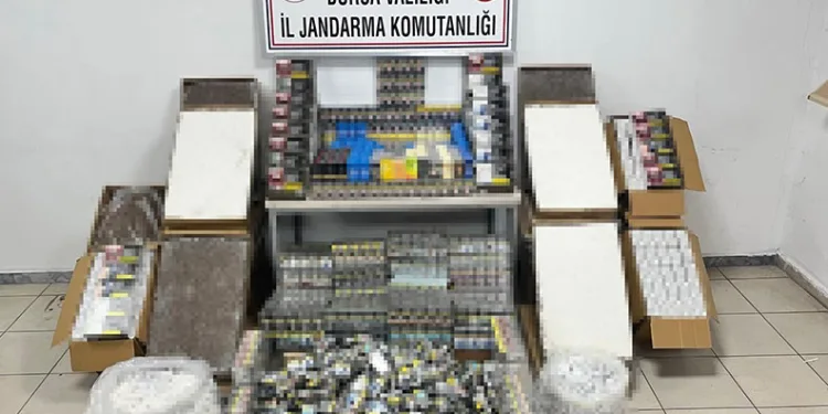 Bursa’da dev operasyon: 115 bin kaçak ürün ele geçirildi