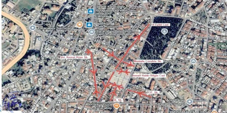Karacabey’de tek yön uygulaması başladı