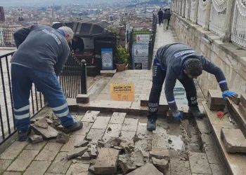 Tarihi Tophane Meydanı yenilendi