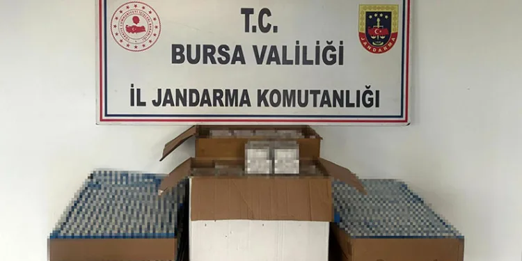 Bursa’da kaçak sigara operasyonu