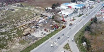 Evren Sanayi Sitesinde iki adet katlı köprülü kavşak inşaatı başladı