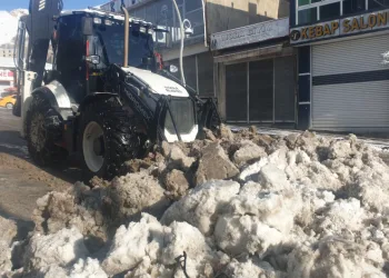 Başkale’de kar yağışı