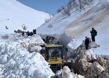 Kar kalınlığı 3 metreyi aşmıştı: Tunceli’de kapalı köy yolu kalmadı