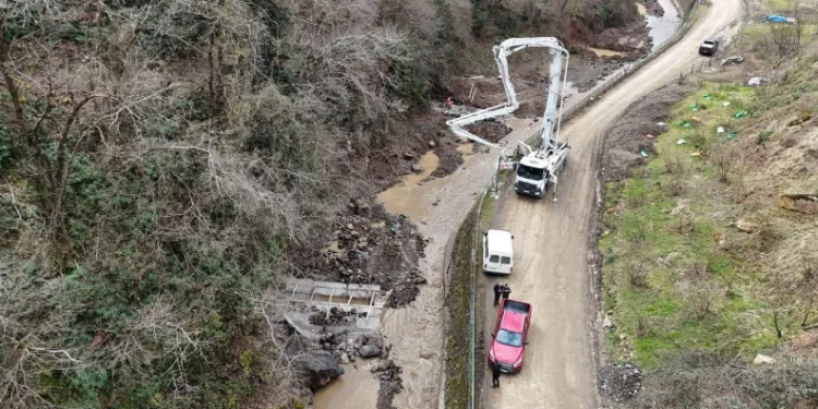 Trabzon Sera Vadisi’ndeki taşkın riskine karşı önlem alınıyor