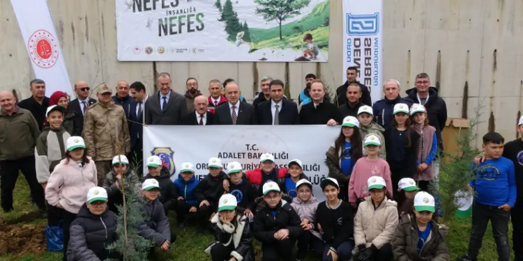 Ordu’da fidanlar topraklarla buluşturuldu
