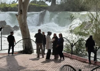 Tarsus Şelalesi’ne yağış sonrası ziyaretçi akını