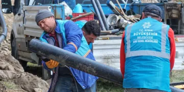 Büyükşehir saha çalışmalarında hız kesmiyor