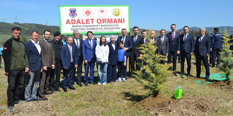 Şehit infaz ve koruma memuru Cengiz Yiğit anısına hatıra ormanı oluşturuldu