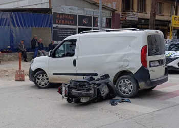 İnegöl’de Motosiklet Kazası: 1 Yaralı