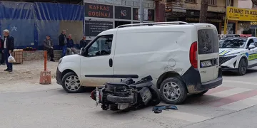 İnegöl’de Motosiklet Kazası: 1 Yaralı