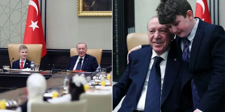 Beştepe’de 23 Nisan Gururu: Başkanlık Koltuğu Küçük Civan’a Emanet!