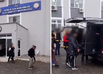 Bursa’da freni patlayan vinç dereye uçtu : Sürücü hayatını kaybetti