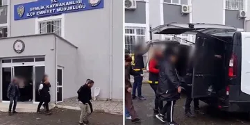 Bursa’da freni patlayan vinç dereye uçtu : Sürücü hayatını kaybetti