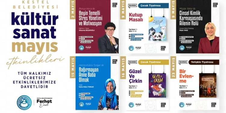 Kestel Belediyesi’nden Mayıs’ta dolu dolu kültür sanat programı