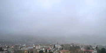 Bursa’da şehrin üzerine sis çöktü