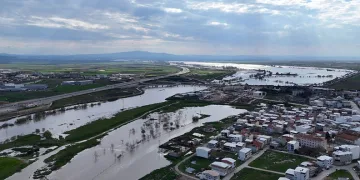 Karacabey Ovası sular altında kaldı