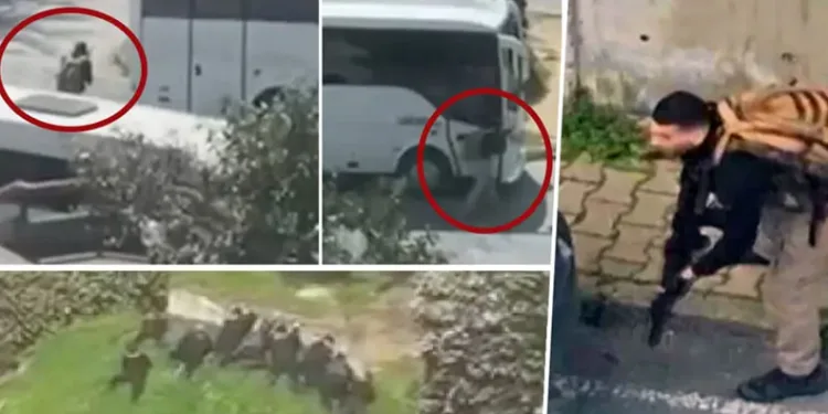 Konsolosluk Önünde Terör Dehşeti: Saldırı Anı Kare Kare Kamerada!