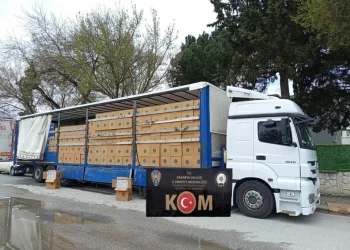 Tırın çarptığı hafif ticari araçta 3 kişi yaralandı