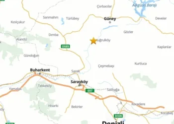 Denizli Güney’de 4.0 büyüklüğünde deprem