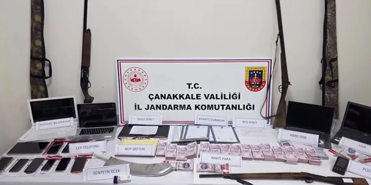 Çanakkale’de suç örgütü çökertildi: 19 kişi yakalandı