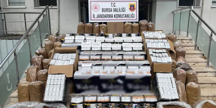 Bursa’da kaçak tütün operasyonu