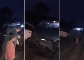 Bursa’da yamaçtan kopan kayalar, araçların üzerine yağdı