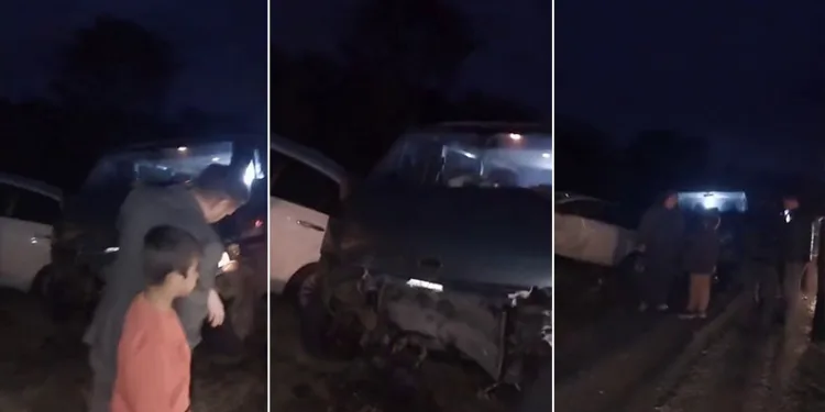 Bursa’da yamaçtan kopan kayalar, araçların üzerine yağdı