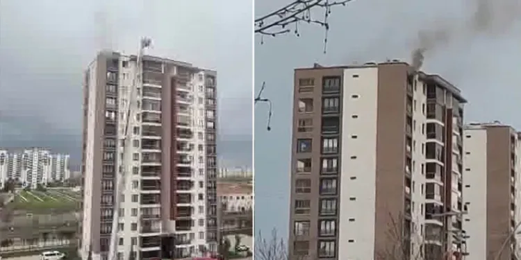14 katlı binada can pazarı: Apartmandakiler tahliye edildi