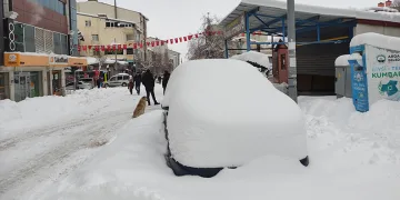 Ardahan’da nisan ayında kar sürprizi