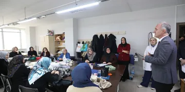 Alper Taban’dan İNESMEK kursiyerlerine ziyaret