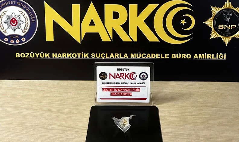 Bilecik’te uyuşturucu operasyonu: 1 şüpheli yakalandı