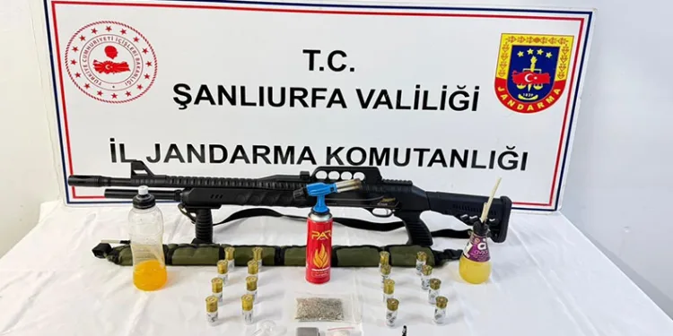 Şanlıurfa’da uyuşturucu ve silah ele geçirildi