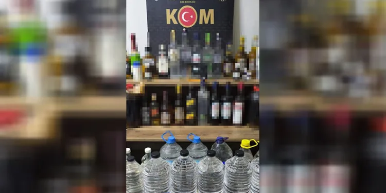 Bursa’da sahte içki operasyonu: 436 litre ele geçirildi
