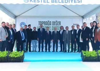 Kestel’de üreticiye 6 bin ahududu fidanı desteği