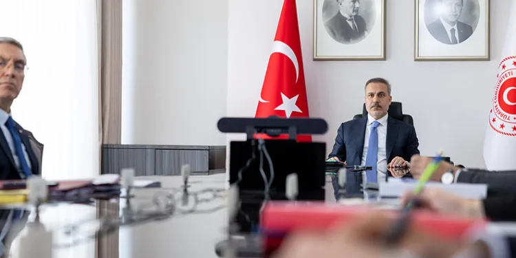Bakan Fidan “Hürmüz Boğazı’nda durum” konulu çevrimiçi toplantıya katıldı