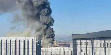 Ankara’da fabrika yangını