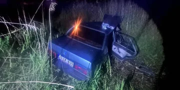 Manisa’da otomobil kanala uçtu: 2 ölü, 5 yaralı