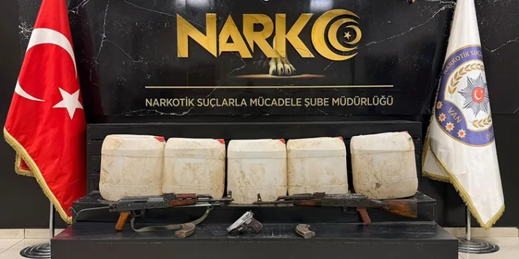 Van’da uyuşturucu operasyonu