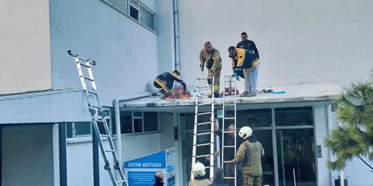 Esenyurt’ta bir kadın kendini 6. kattan attı