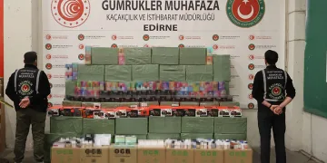 Kapıkule’de milyonluk kaçak eşya operasyonu