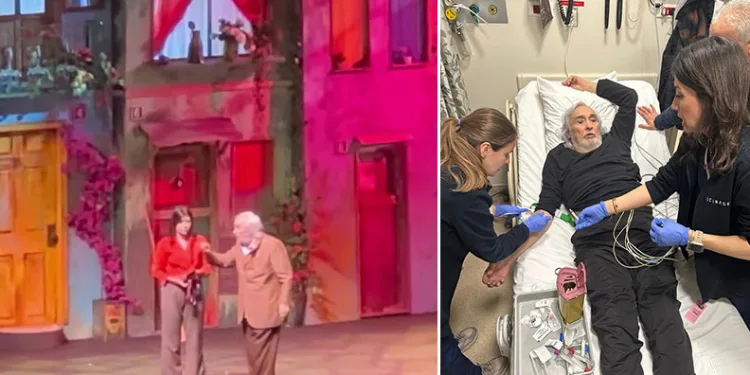 Sahnede fenalaşan Müjdat Gezen hastaneye kaldırıldı