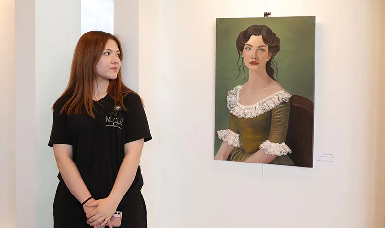 “Atatürk’ün çocuklarından sanata bakış” sergisi