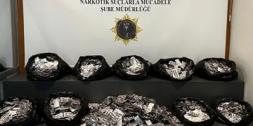 Depoya saklanmış 44 bin 800 adet uyuşturucu hap ele geçirildi