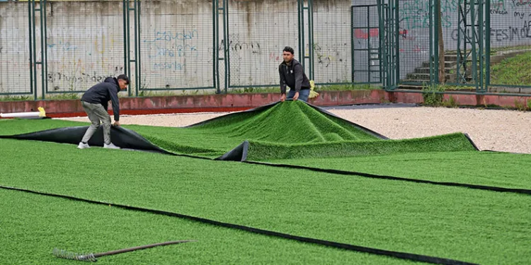 Bağlarbaşı spor tesisleri yenileniyor