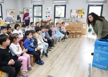 Nilüfer’de miniklere geri dönüşüm eğitimi