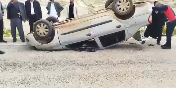 Kontrolden çıkan otomobil takla attı: 1 yaralı